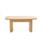 Louis Light Oak Effect Fluted 90cm Compact Coffee Table