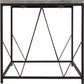 Athens Rectangular Coffee Table - Concrete Effect/Black