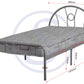 Nova 3' Bed - Silver