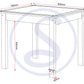 Panama Dining Set - Natural Wax