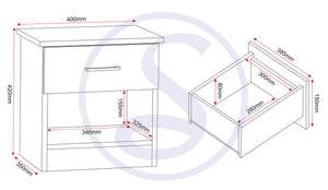 Polar Bedroom Set - WHITE