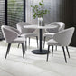 Luca 100cm Round Dining Table White