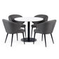 Luca 100cm Round Dining Table White