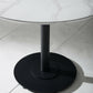 Luca 100cm Round Dining Table White