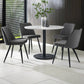 Luca 100cm Round Dining Table White