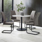 Luca 100cm Round Dining Table White