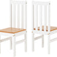 Ludlow 1+6 Dining Set - WHITE/OAK EFFECT