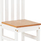 Ludlow 1+6 Dining Set - White/Oak Lacquer