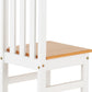 Ludlow 1+6 Dining Set - White/Oak Lacquer