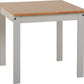 Ludlow 1+2 Dining Set - LIGHT GREY/OAK EFFECT