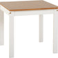 Ludlow 1+2 Dining Set - WHITE/OAK EFFECT