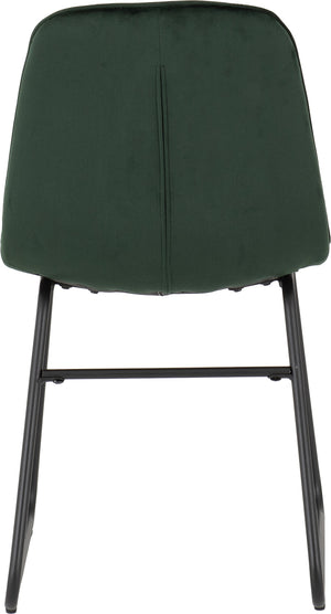 Lukas Chair (Box of 2) - EMERALD GREEN VELVET