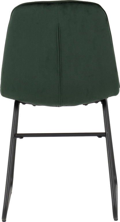Lukas Chair (Box of 2) - EMERALD GREEN VELVET