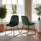 Lukas Chair (Box of 2) - EMERALD GREEN VELVET
