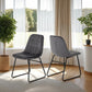 Lukas Chair (Box of 2) - GREY VELVET
