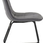 Lukas Chair (Box of 2) - GREY VELVET
