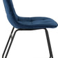 Lukas Chair (Box of 2) - Sapphire Blue Velvet