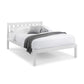 Luna 135cm Double White Bed
