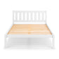Luna 135cm Double White Bed
