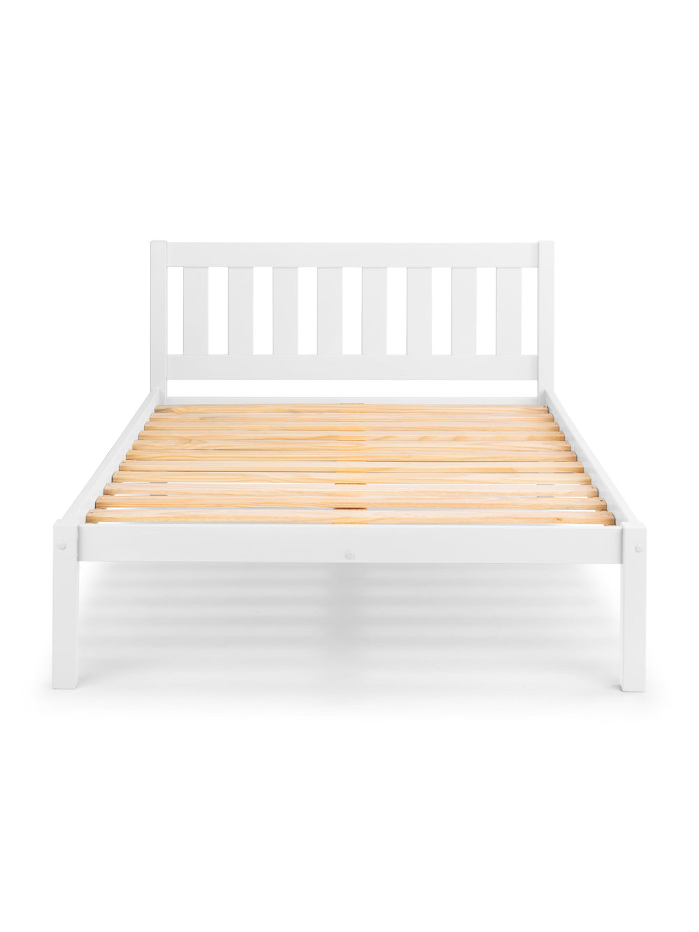 Luna 135cm Double White Bed
