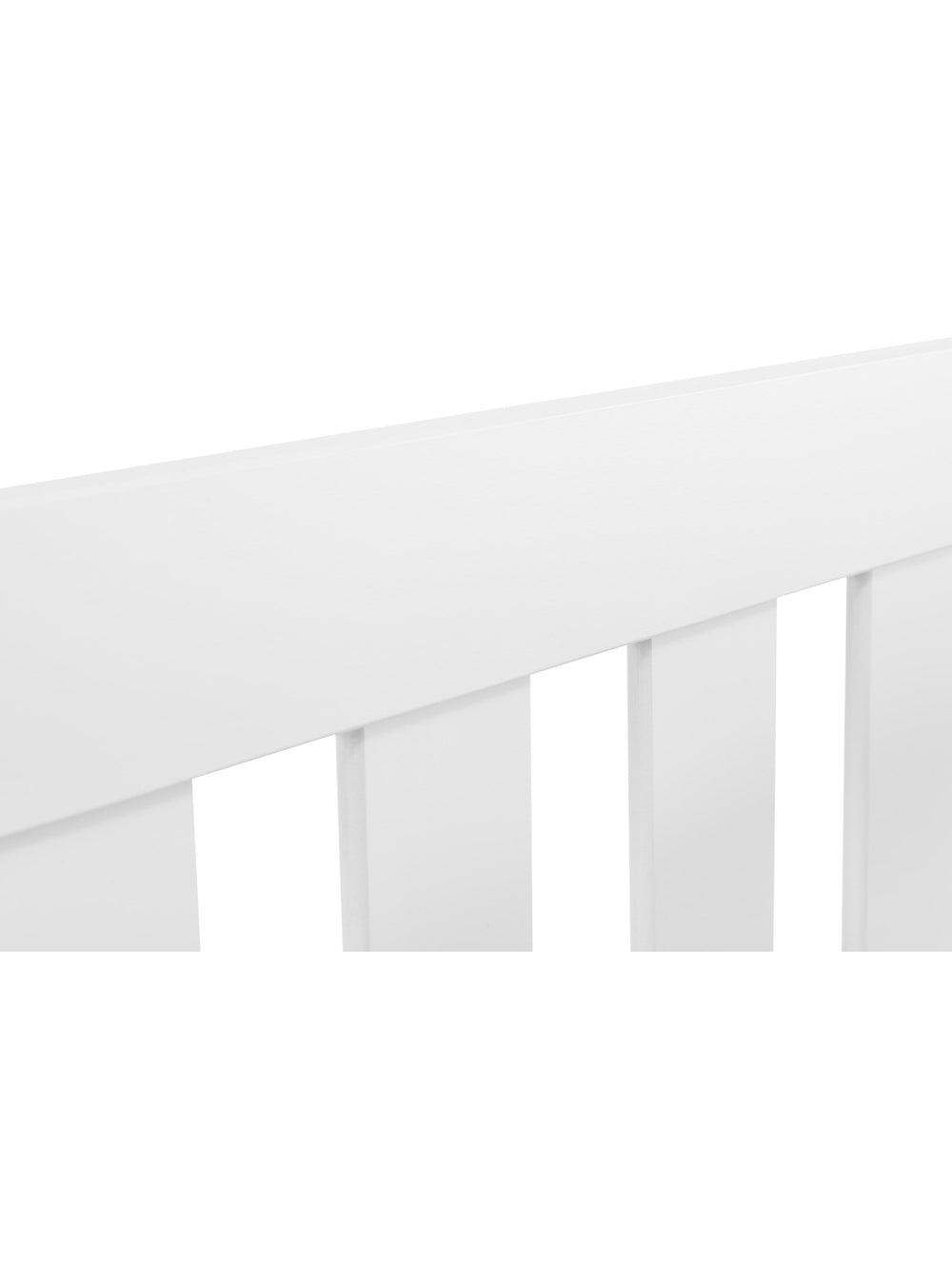 Luna 135cm Double White Bed