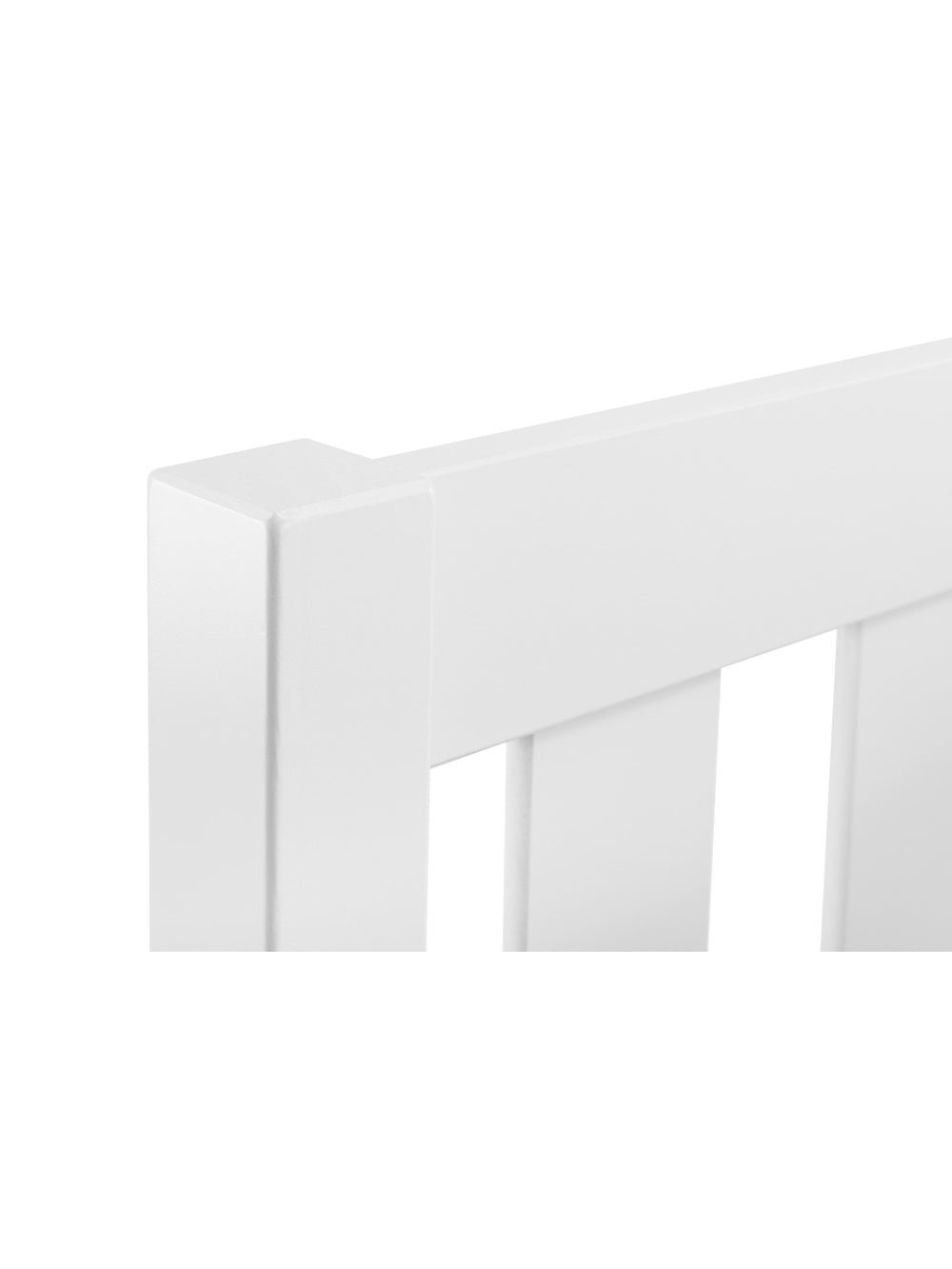 Luna 135cm Double White Bed