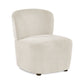 Lunetta Beige Chenille Armless Accent Chair