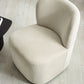 Lunetta Beige Chenille Armless Accent Chair