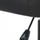 Luxe Office Chair In Black Faux Leather