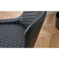 Luxe Office Chair In Black Faux Leather