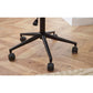 Luxe Office Chair In Brown Faux Leather
