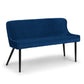 Luxe High Back Bench - Blue