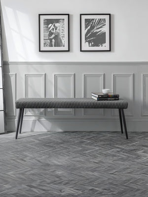 Luxe Low Bench - Grey