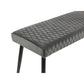 Luxe Low Bench - Grey