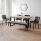 Luxe Low Bench - Grey