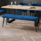 Luxe Low Bench - Blue