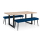 Luxe Low Bench - Blue