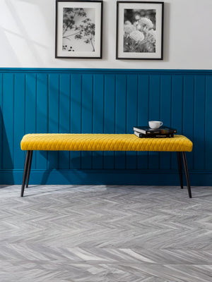 Luxe Low Bench - Mustard