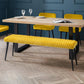 Luxe Low Bench - Mustard