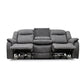 Leon Electric Recliner Sofa Grey 3 Seater
