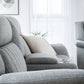 Linden Electric Recliner Sofa Grey 2 Seater