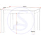 Ludlow 1+6 Dining Set - White/Oak Lacquer