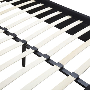 Madison 5' Bed - BLACK VELVET FABRIC