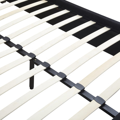 Madison 5' Bed - BLACK VELVET FABRIC