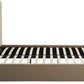 Madison 4'6" Bed - Fawn Velvet Fabric
