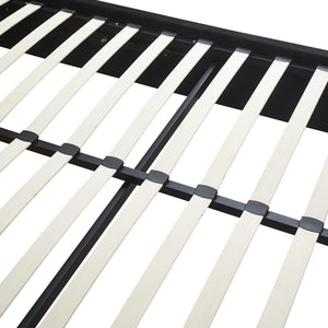 Madison Ottoman 5' Bed - BLACK VELVET FABRIC