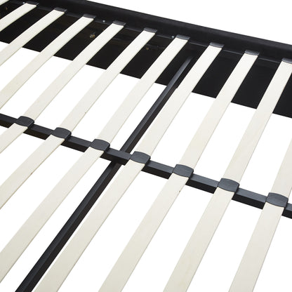 Madison Ottoman 5' Bed - BLACK VELVET FABRIC