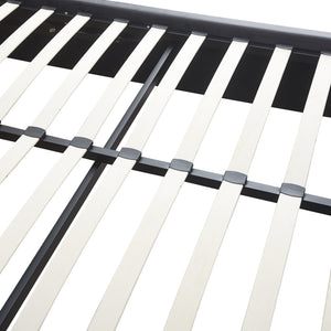 Madison Ottoman 4'6" Bed - GREY VELVET FABRIC