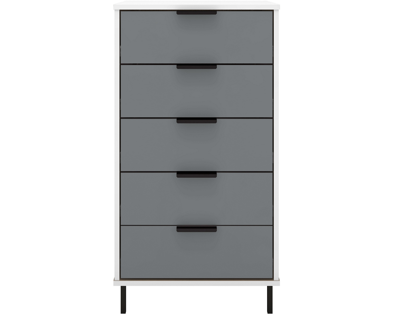Madrid Bedroom Range 5 Drawer Chest Levines Furniture