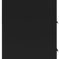Madrid Bookcase - Black/Acacia Effect